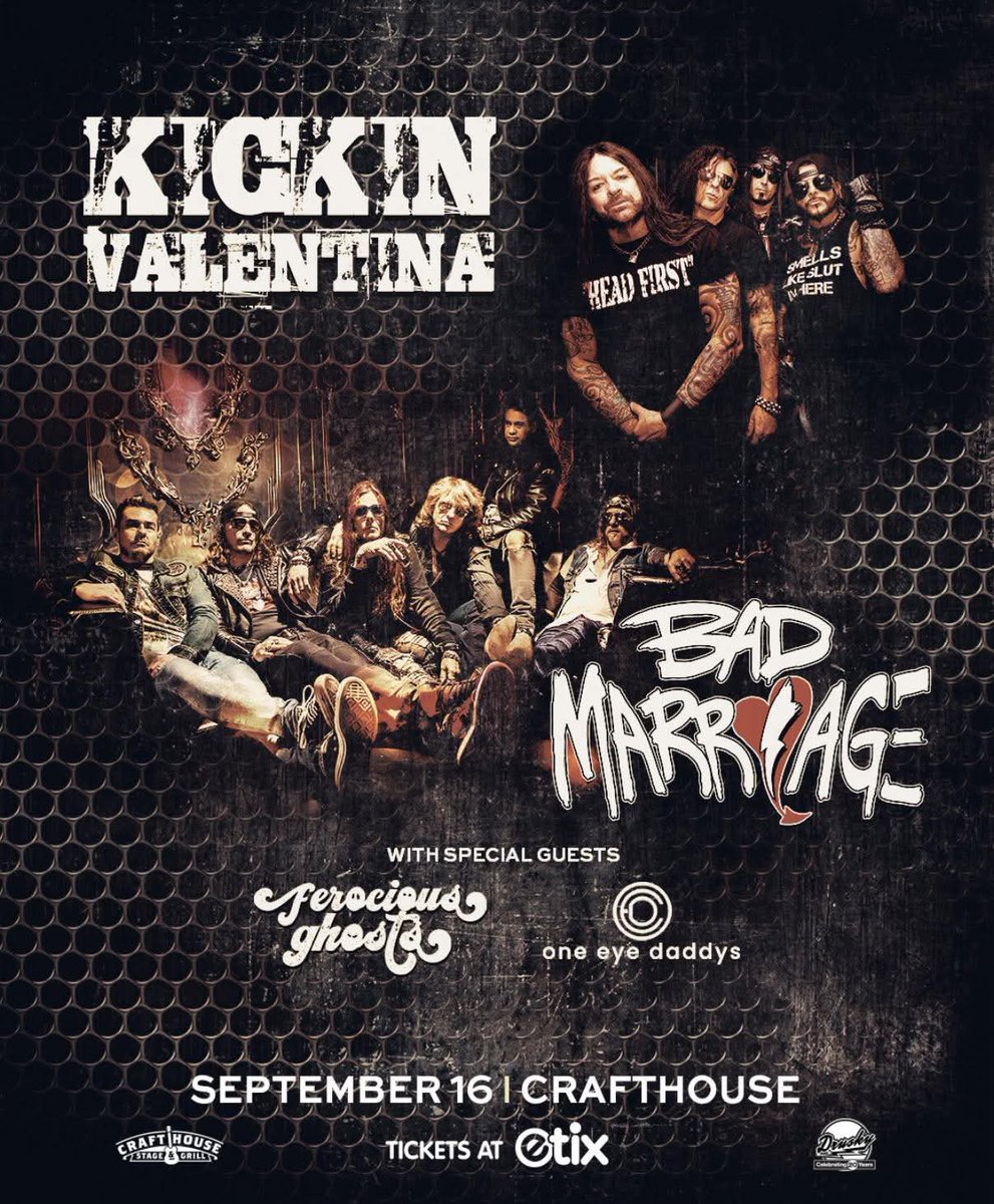 BadMarriageBand's tweet image. Hey Pennsylvania.  Two new shows just announced with @KickinValentina 

Pittsburgh &amp;amp; Harrisburg here we come!

#RockandRoll 
#BostonMusic 
#OriginalRock
🤘🔥🎸🎸🔥🤘