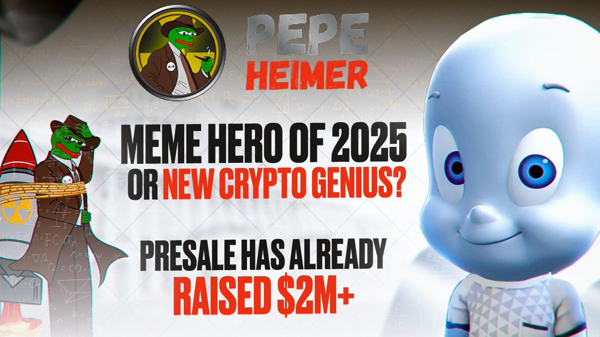 Andrew Smith (@casperer12) on Twitter photo 🚀 Meet <a href="/HEIMER_THE_PEPE/">HEIMER THE PEPE 🐸☢️</a> – The Meme Coin that’s actually smart! 🧠💰
While most meme tokens ride the hype wave, $PEHEM brings real utility:
🔹 AI yield optimizer
🔹 Cross-chain Bridge (Lock & Mint tech)
🔹 Own L2 blockchain for fast & cheap txs
🔹 GemFission to find hidden 🚀 Meet <a href="/HEIMER_THE_PEPE/">HEIMER THE PEPE 🐸☢️</a> – The Meme Coin that’s actually smart! 🧠💰
While most meme tokens ride the hype wave, $PEHEM brings real utility:
🔹 AI yield optimizer
🔹 Cross-chain Bridge (Lock & Mint tech)
🔹 Own L2 blockchain for fast & cheap txs
🔹 GemFission to find hidden