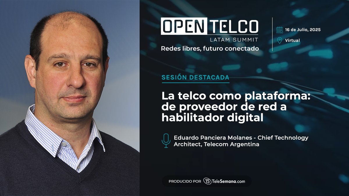TeleSemana's tweet image. ➕CÓDIGO ➖COBRE : ¿Qué impulsa a una telco a ir más allá de la red?
En esta sesión imperdible del #OpenTelcoLATAM, Eduardo Panciera de @TelecomEmpresas, revela cómo están 🔄 transformando su rol en el ecosistema digital.
¡Regístrate aquí!👉🔗: telesemana.com/trace.php?key=…
#APIs #IA