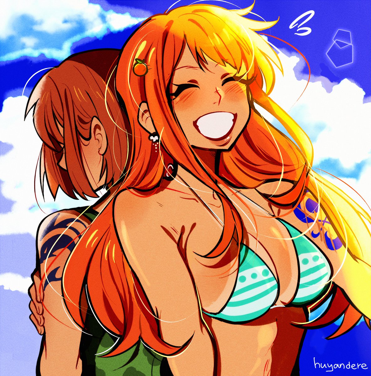 huyandere's tweet image. NAMI BIRTHDAYYY 🧡🧡🧡
#ONEPIECE