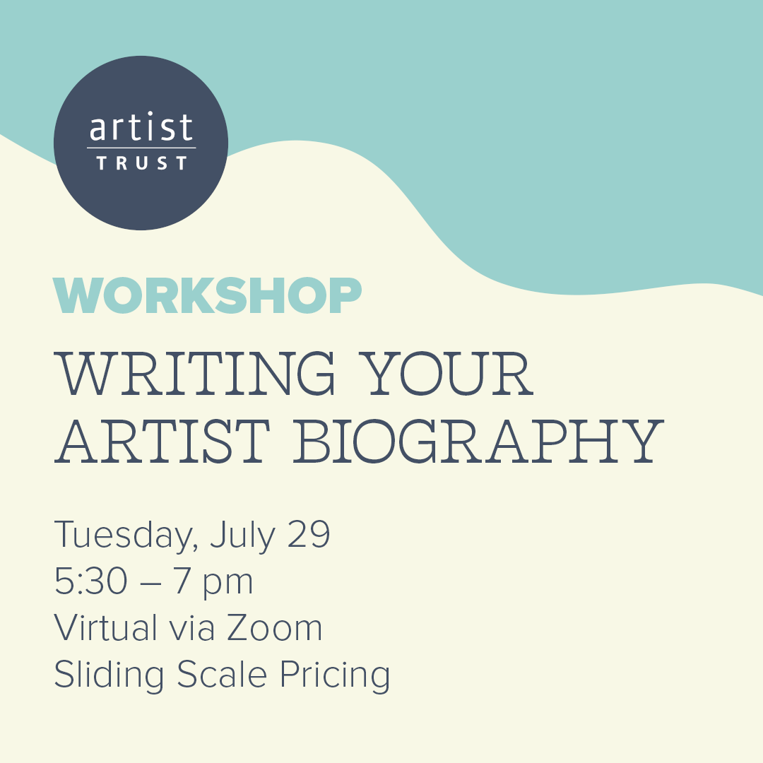 Whether you’re applying for grants, residencies, exhibitions, or press opportunities, a strong artist biography can help establish your credibility and connect your work to a wider audience. 

Learn more and register: artisttrust.org/events/2025-07…