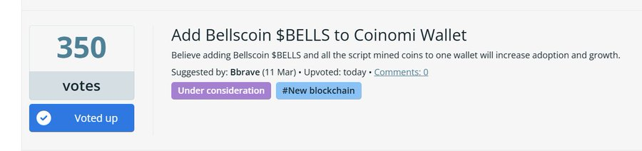 g68_charlie's tweet photo. people who love $Bells 🔔are voting🗳️����
almost 100 votes from a few days ago🔥🔥🔥🔥🔥
if you wanna vote for $Bells🔔
just click upvote 🗳️⬆️
while your there you can also vote for
#MWeb #DigiAssets and #Pepe 🐸 😃https://t.co/akM1vgYOpr https://t.co/00k0kU4Xd1