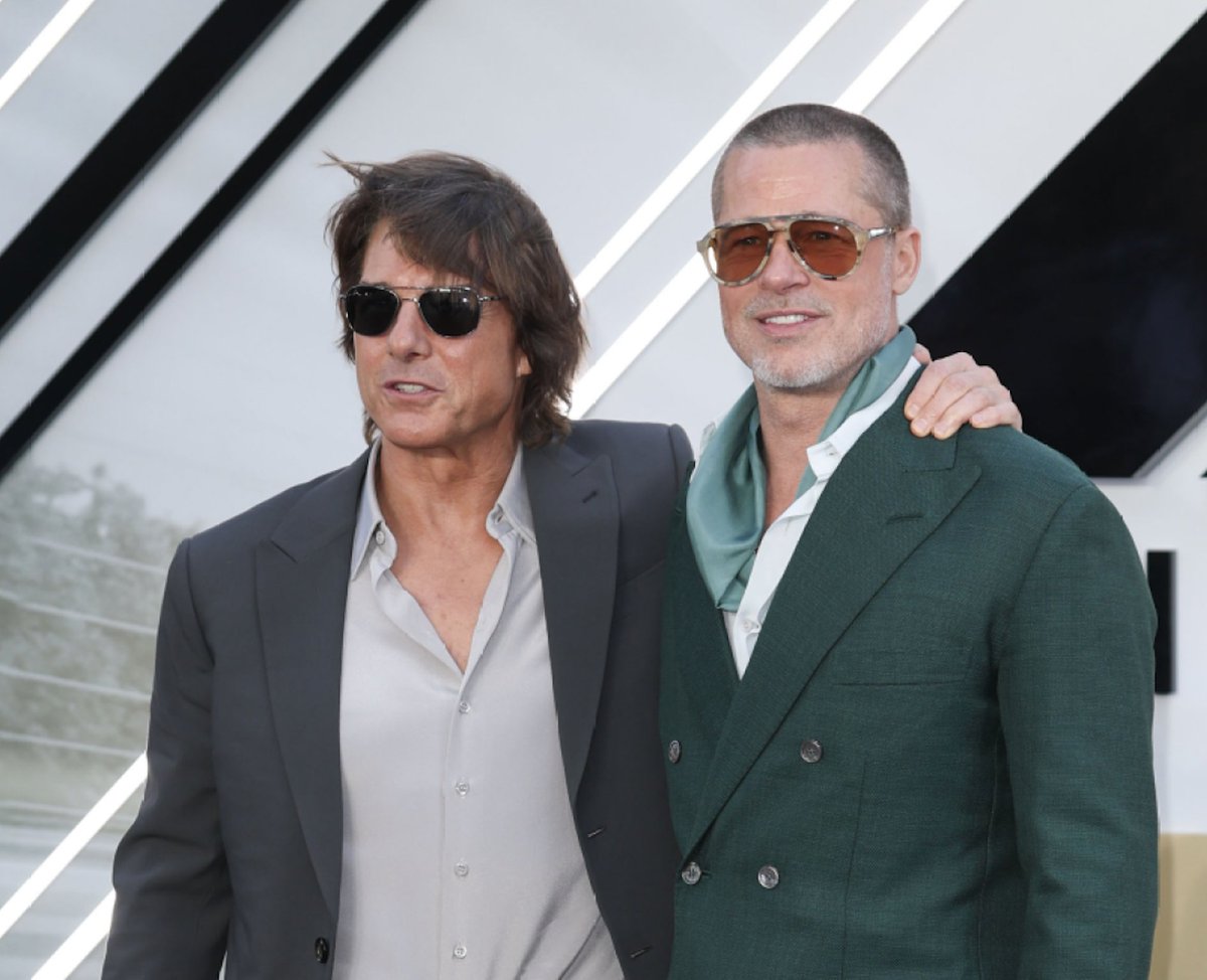 Brad Pitt says his "Ford v Ferrari" movie with Tom Cruise never happed in part because Cruise found out he "would not be driving much in the movie."

“Tom and I, for a while there, were on ‘Ford v Ferrari’ with Joe [to direct]. This was about 10 years before the guys who actually
