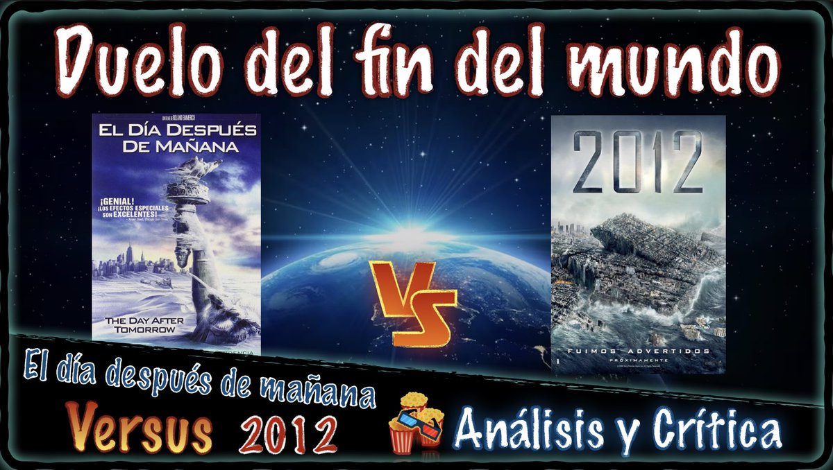 EructitosDeCine's tweet photo. ¡Eructitos!
Nuevo episodio #eructitosdelcine🍿214 - Duelo Del Fin del Mundo - El Día después de mañana vs. 2012
👉🏼 https://t.co/BDpwBReeKj
#cine #cinema #estreno #movies #peliculas #new #recomendaciones #Duelo #ElDiadespuesdemañana #TheDayAfterTomorrow #2012 #2012movie https://t.co/mtp0nkeGFQ