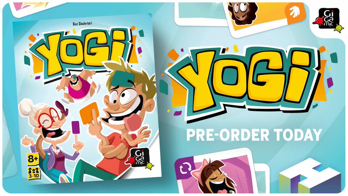 Get twisted up in Yogi!

Pre-order the new edition of this classic party game, and get ready to laugh!

hachetteboardgames.com/products/yogi
