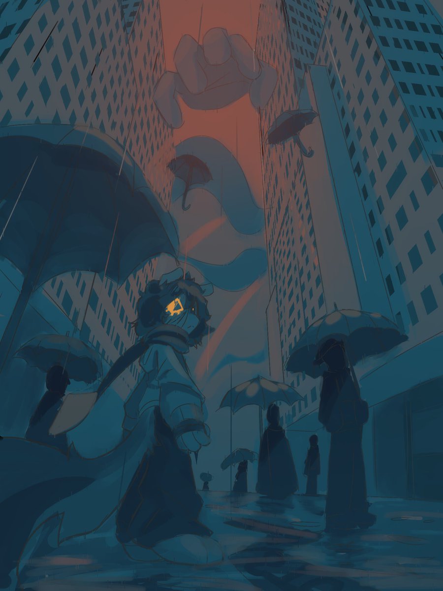 Never finishing that