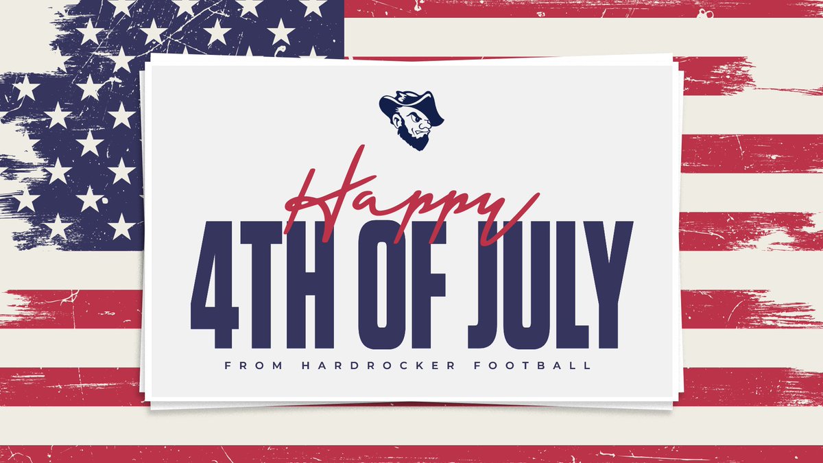 HardrockerFB's tweet image. Happy 4th of July from Hardrocker Football!
As we celebrate America's independence, we honor strength, resilience, and unity that define our country!
#TheHardrockLife