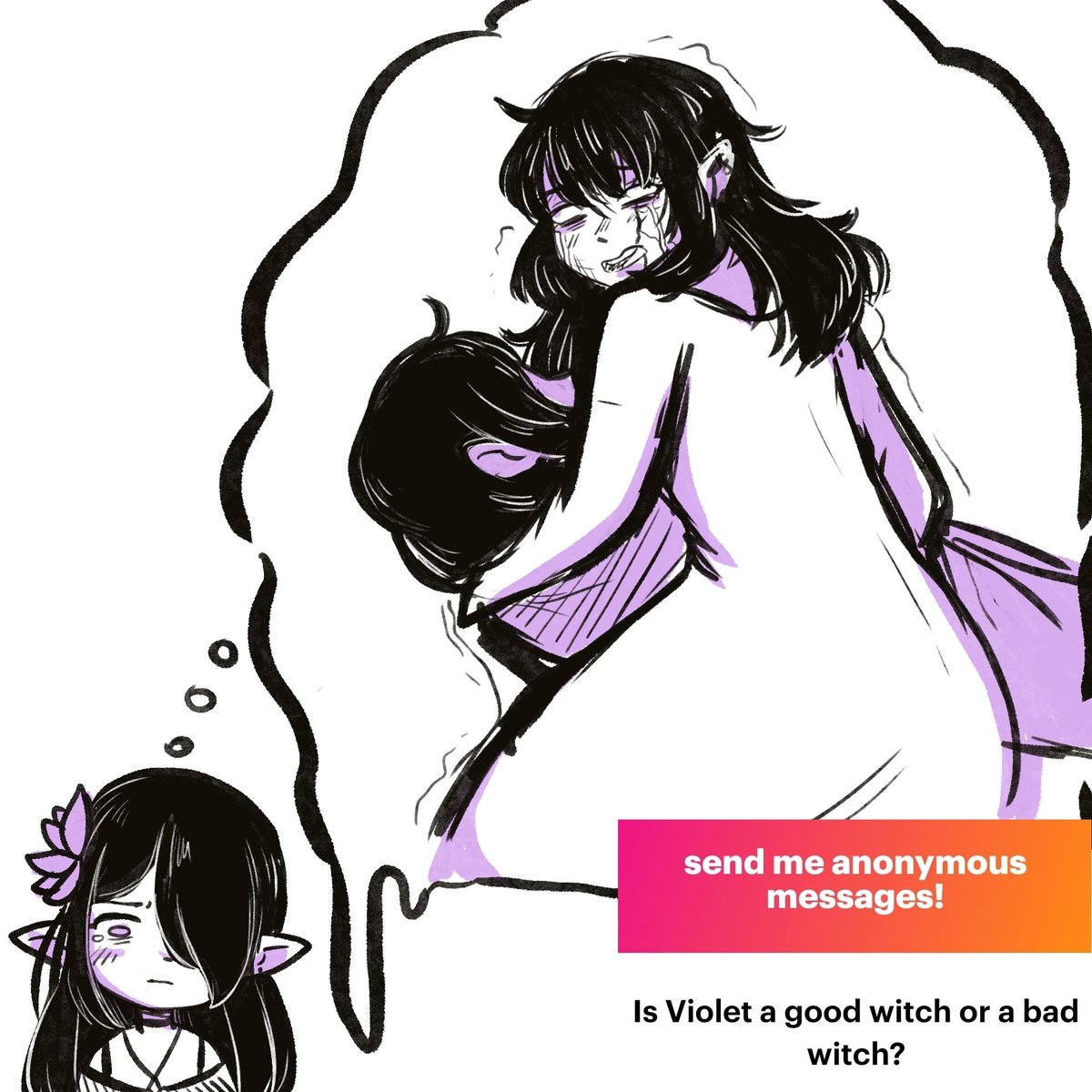She's a good girl, who has done some bad things- 

ngl.link/lunarpix