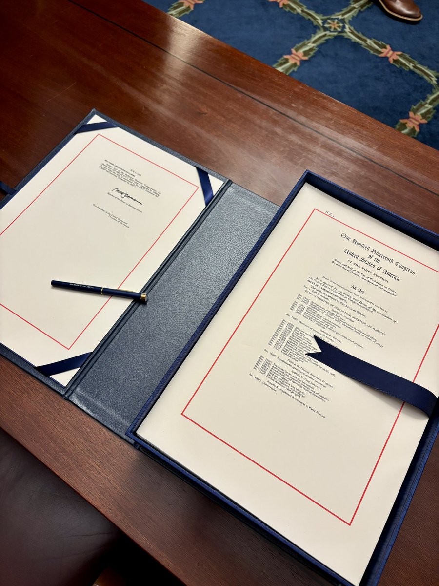 Speaker Johnson: “The One Big Beautiful Bill now heads to the President’s desk for his signature, and all hard-working Americans should know — this bill is for you.”