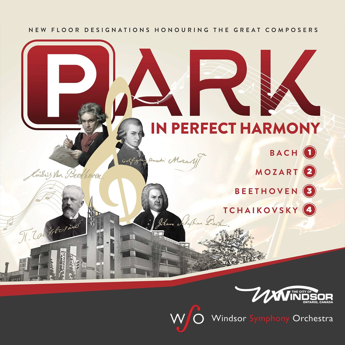 The City is proud to announce that local artist David “DERKZ” Derkatz has been commissioned to create a large-scale mural at the Pelissier Street Parking Garage, complementing the “Park in Perfect Harmony” installations. Learn more here: ow.ly/oacN50WkHy7 #YQG