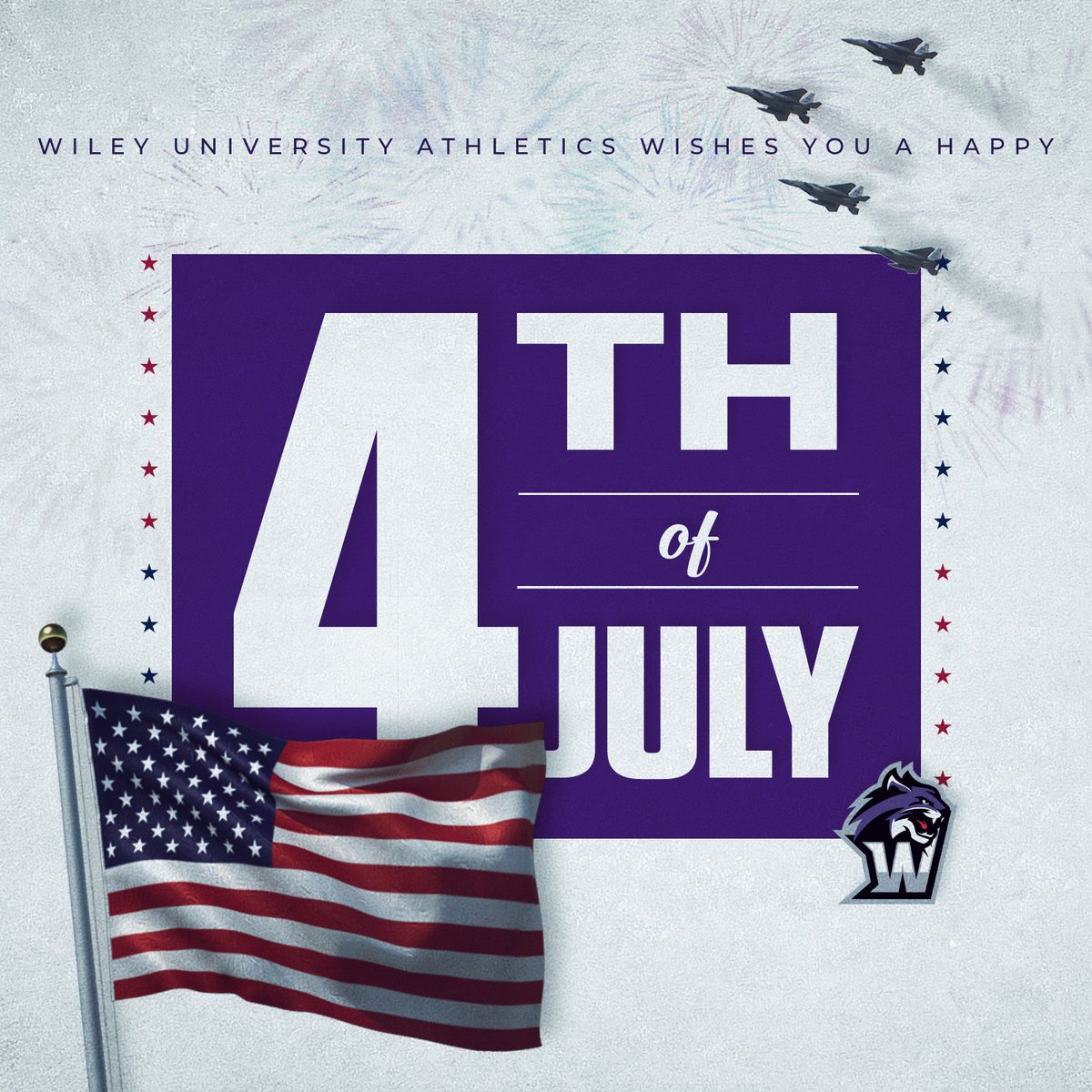 Happy Fourth of July! Hoping everyone enjoys their day celebrating America's Independence. #FeartheClaws #WhereWinnersThrive #GoForthInspired