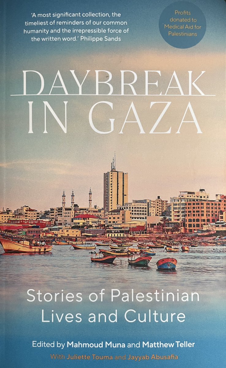 🧵 1/2 I don’t often do politics on here, but I actually think this is about humanity. If, like me you are appalled by what is happening in #Gaza and dismayed by the response of the UK government but feel powerless to help, try reading this ‘Daybreak in Gaza’.