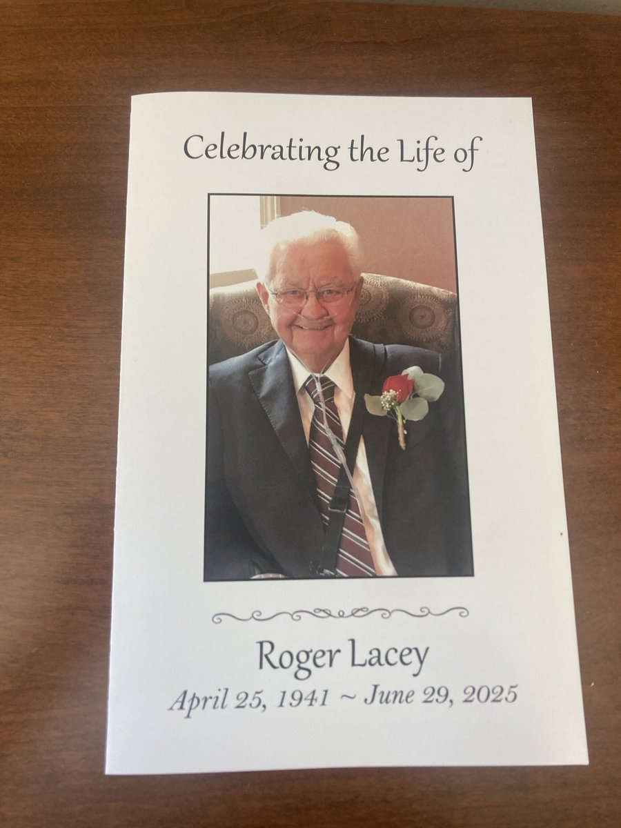 Today we buried Roger Lacey, longtime Service Manager ⁦<a href="/SukupMfg/">Sukup Manufacturing Co.</a>⁩.  He could fix any stirring machine. He was an early employee and worked for us for 45 years. Dad said he was the fastest serviceman he ever had - and he had the speeding ticket to prove it!