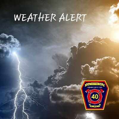 STORM UPDATE: There are numerous trees and wires down across town making driving difficult and hazardous. Please limit driving if possible as crews work to reopen the roads.