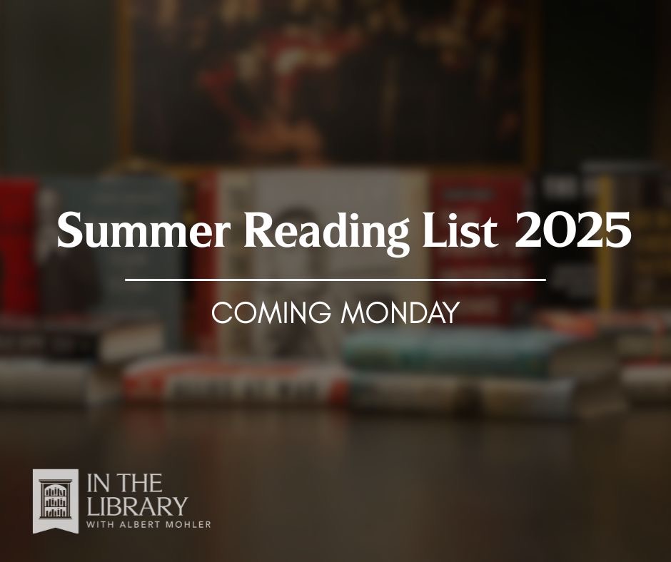 albertmohler's tweet image. You've been asking and patiently waiting for the 2025 Summer Reading List. I'm glad to let you know that this year's list will be released Monday on AlbertMohler.com as both an article and video.