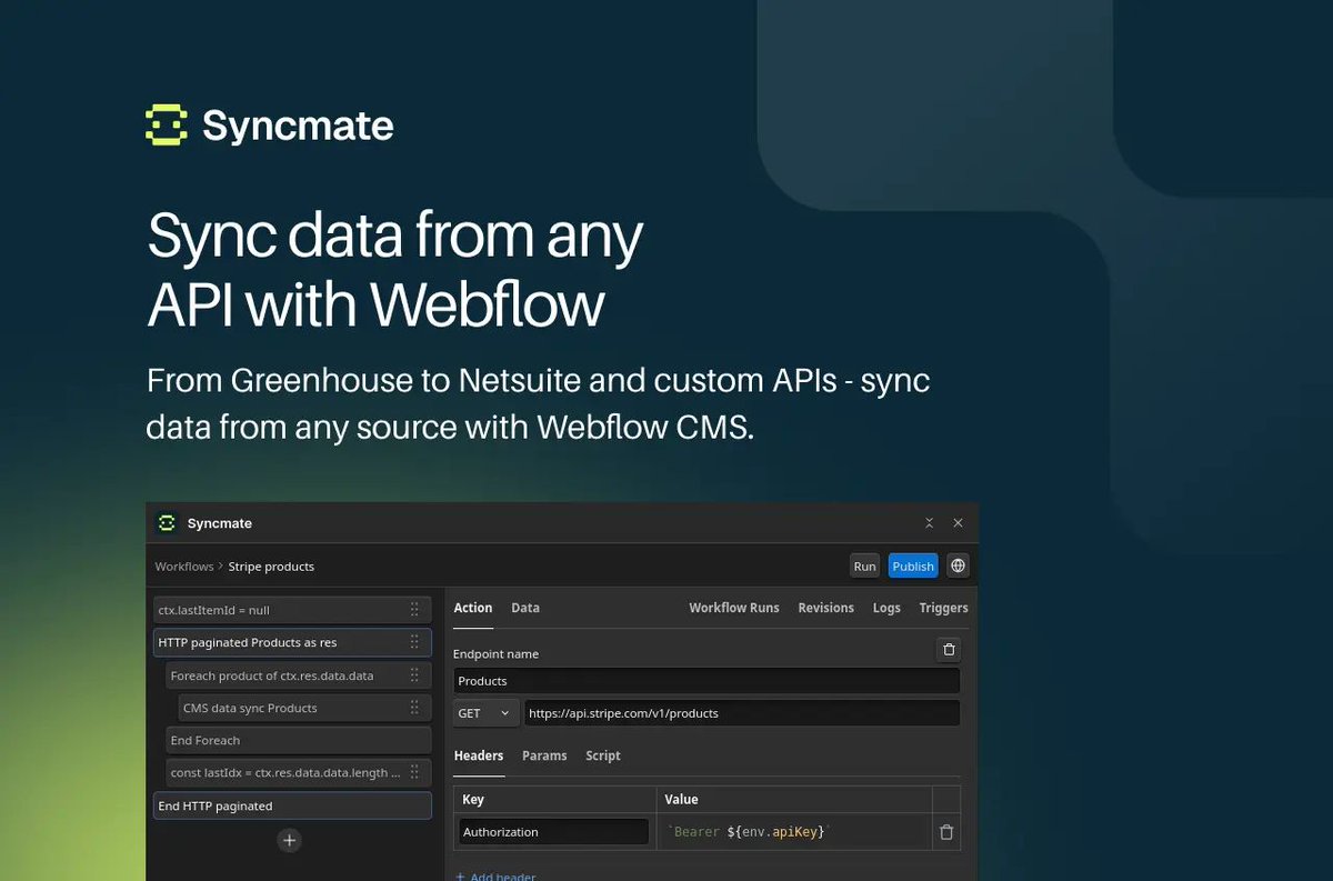 New Utility in Tools → Syncmate Webflow App

nocodesupply.co/item/syncmate-…

Created by <a href="/FlowoutHQ/">Flowout</a>