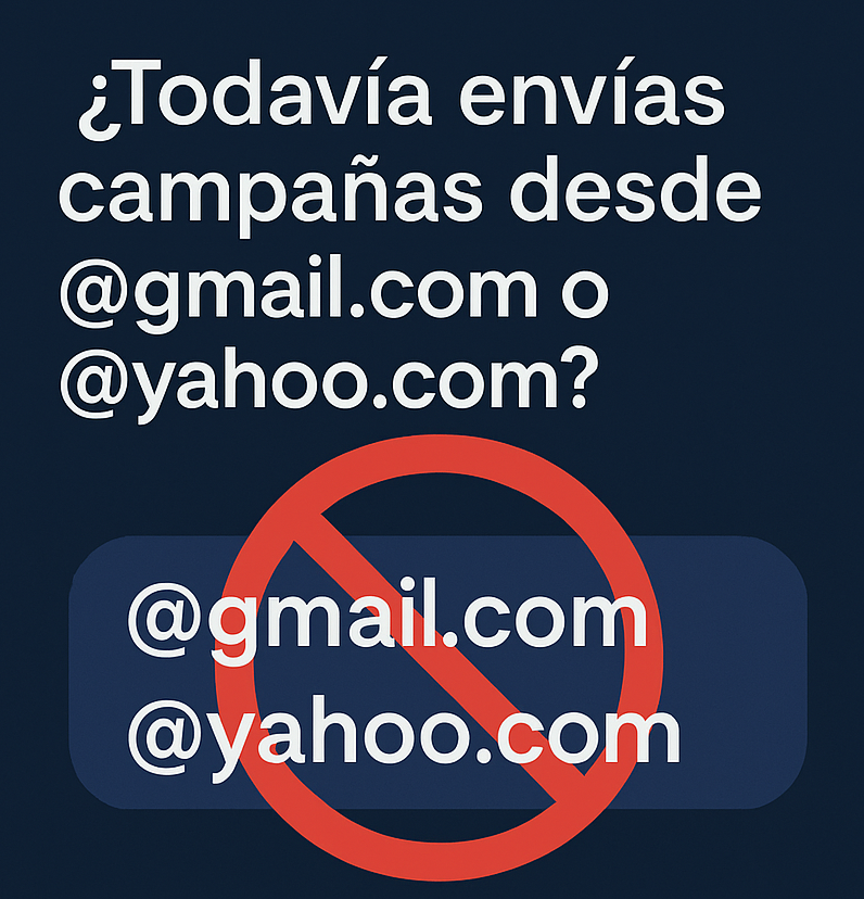 360TechUSA1's tweet photo. 🔄 Nos lo preguntan a diario:
¿Por qué mis campañas masivas terminan en spam si las envío desde un correo gratuito?
💡 La razón es clara: sin dominio propio, no puedes autenticar tus envíos con SPF, DKIM y DMARC.
El resultado: baja entregabilidad y reputación comprometida.
📬 Usa un correo corporativo, protege tu marca y llega directo a la bandeja de entrada. https://t.co/4j3FQw2gZA