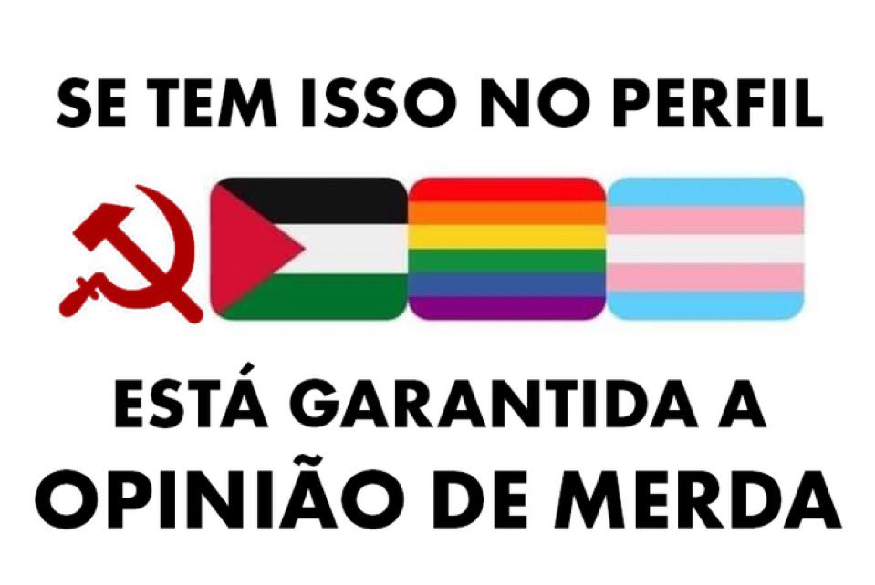 Não tem erro, sempre um paspalho esquizofrênico.