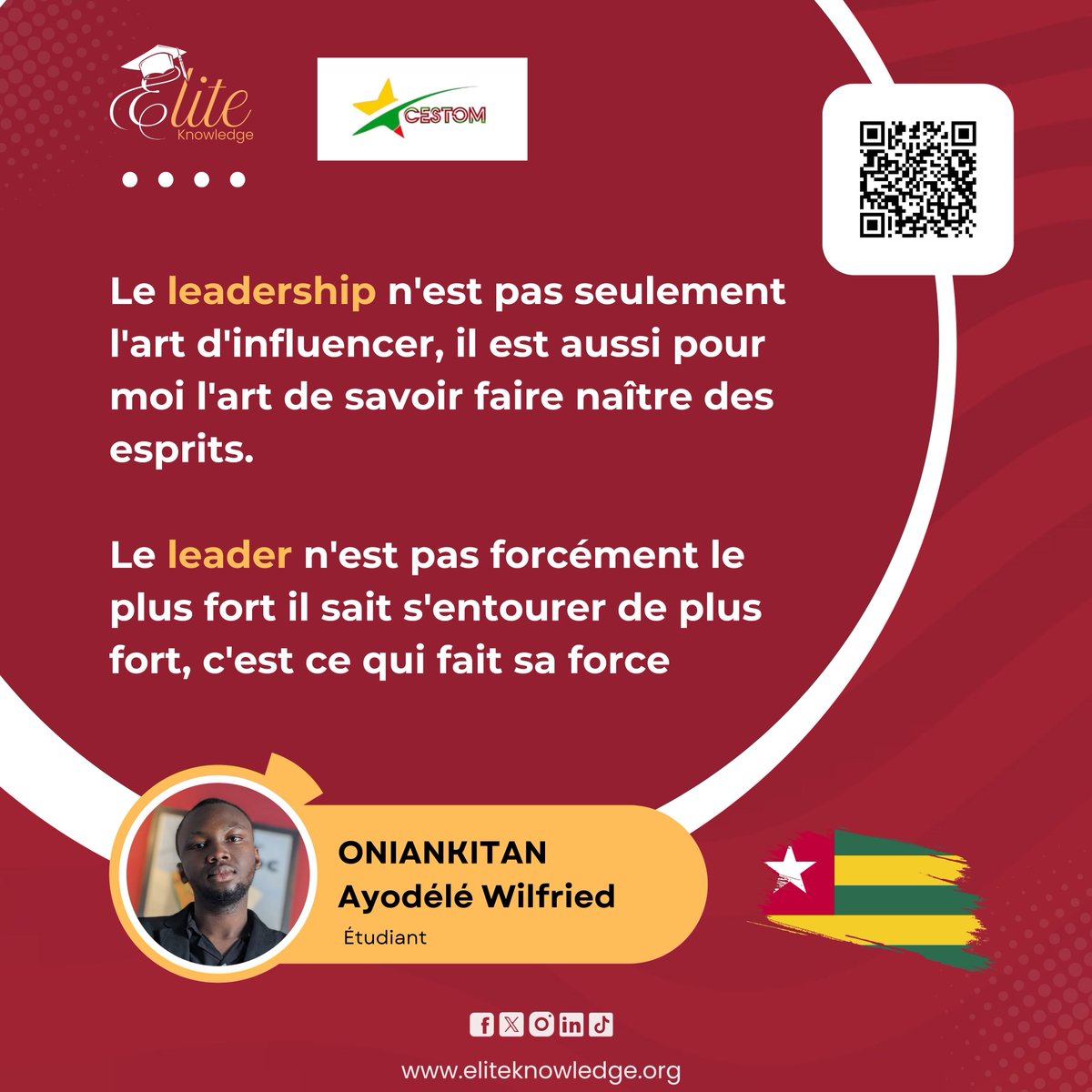 eliteknowledg's tweet image. 🔰🔰FEEDBACK 🇹🇬 SUR LE LEADERSHIP &amp;amp; MANAGEMENT

Inscris-toi ici :
eliteknowledge.org/lead-with-purp…

📌Think Elite. Be Elite

#eliteknowledge #elite #knowledge #leadership #management