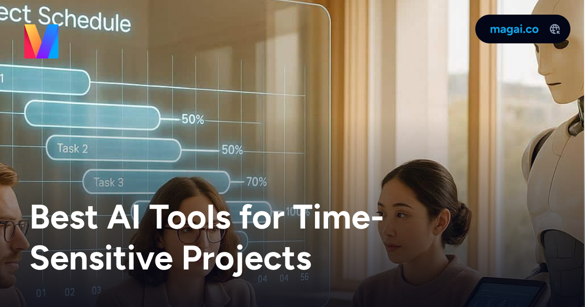📊 Did you know? AI-powered project management tools increase on-time delivery by 35%! Learn how to leverage AI for your deadlines: magai.co/best-ai-tools-…