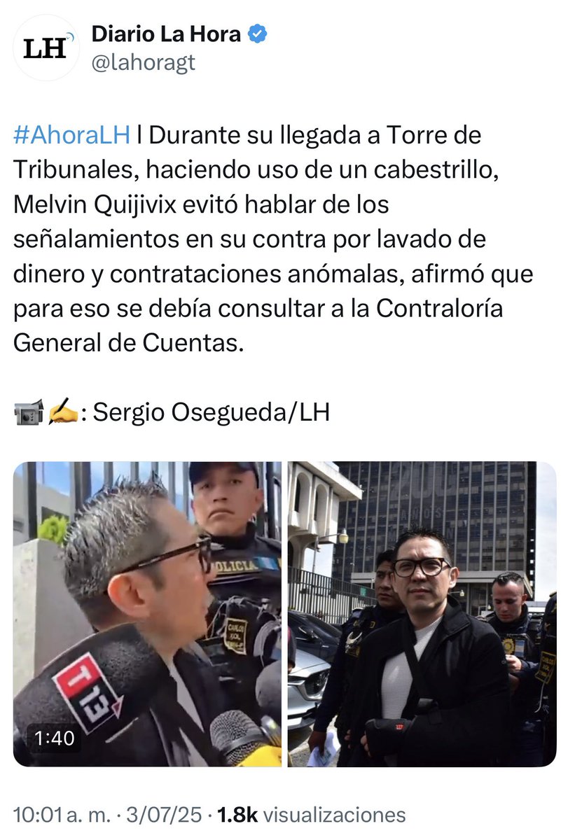 ManfredoGuate's tweet image. 👀 Los enemigos del pacto duermen con los tenis puestos, los del pacto de corruptos duermen con su cabestrillo recién comprado puesto, como que les hubieran avisado el día y la hora que llegarán a “capturarlos” más avisado imposible ??