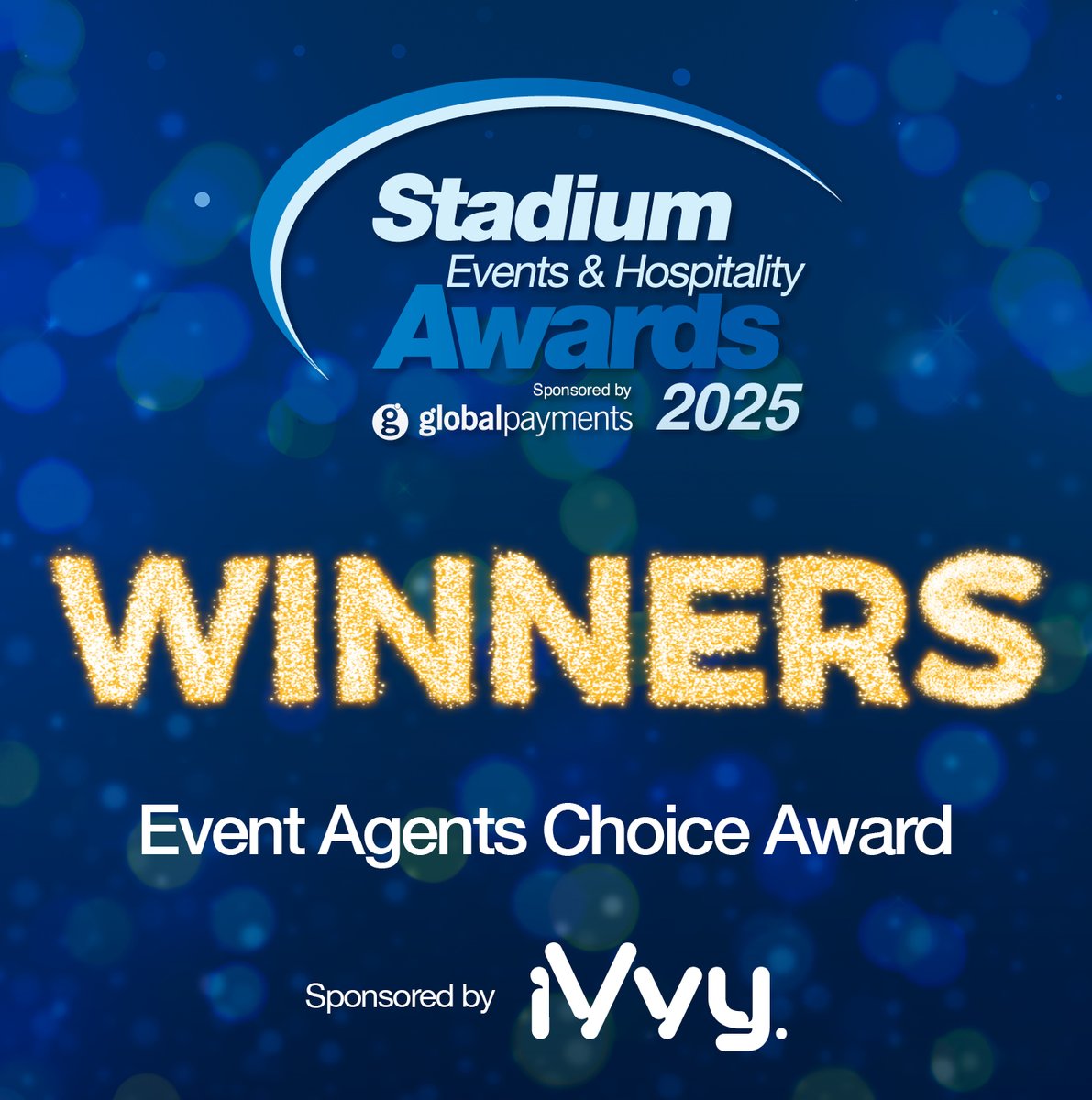 The Event Agents Choice Award!   This award category is kindly sponsored by iVvy Venues, presented by Caroline Dawson. The  results are:

WINNER: MANCHESTER CITY FOOTBALL CLUB @mancity
SILVER: LIVERPOOL FOOTBALL CLUB @liverpoolfc
BRONZE: COVENTRY BUILDING SOCIETY ARENA @cbsarena