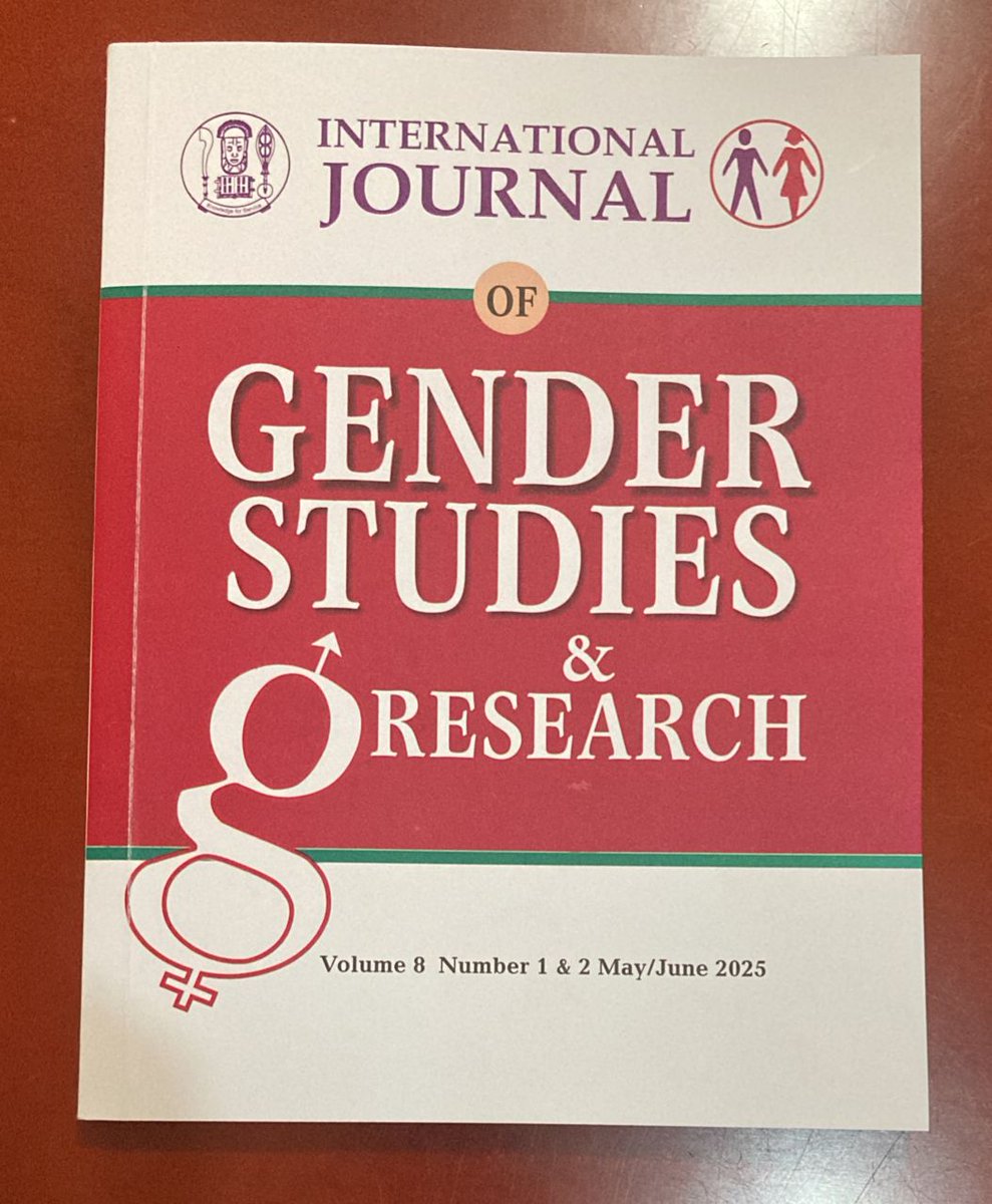 The International Journal by UNIBEN's Centre for Gender Studies is here!
Huge shoutout to Prof. Adefunke &amp; Mrs. Ehi for making this happen.
Hard copies are available for purchase! Soft copies to come.
#UNIBEN #GenderStudies #NewRelease #SupportResearch #NigeriaAcademia