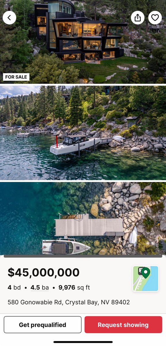 RyanDanz's tweet image. Listed for sale since 2015
Sold 6 years later 2021 (-8M reduction)
Re listed again this past June 2025 ….4 years later at 45M without a single improvement ….
Dollars to donuts it’s another 6 years before it sells again and it don’t be 45M