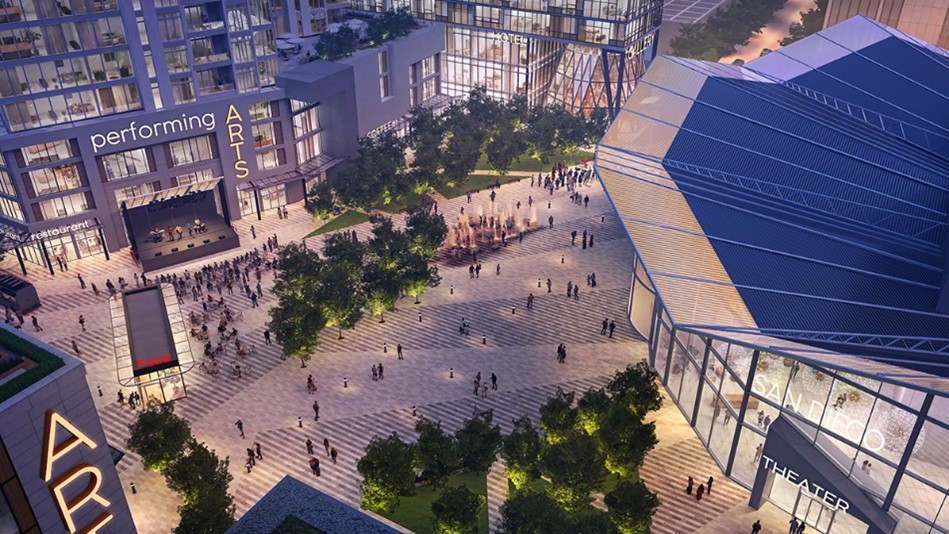 SDPartnership's tweet image. Yesterday, the Downtown San Diego Partnership along with our partners @prebysfound and @U3Advisors presented a bold vision for a reimagined San Diego Civic Center in the heart of Downtown. This collaborative effort, with input from local architects, residents, planners, arts…