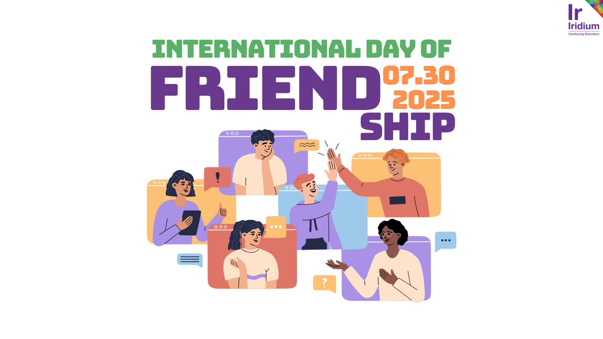 IridiumContEd's tweet image. Friendship in healthcare isn’t just a bonus — it’s a lifeline.

This #NationalDayOfFriendship, we celebrate the colleagues who turn long shifts into lasting connections.

#HCPWellness #PeerSupport #CMECommunity