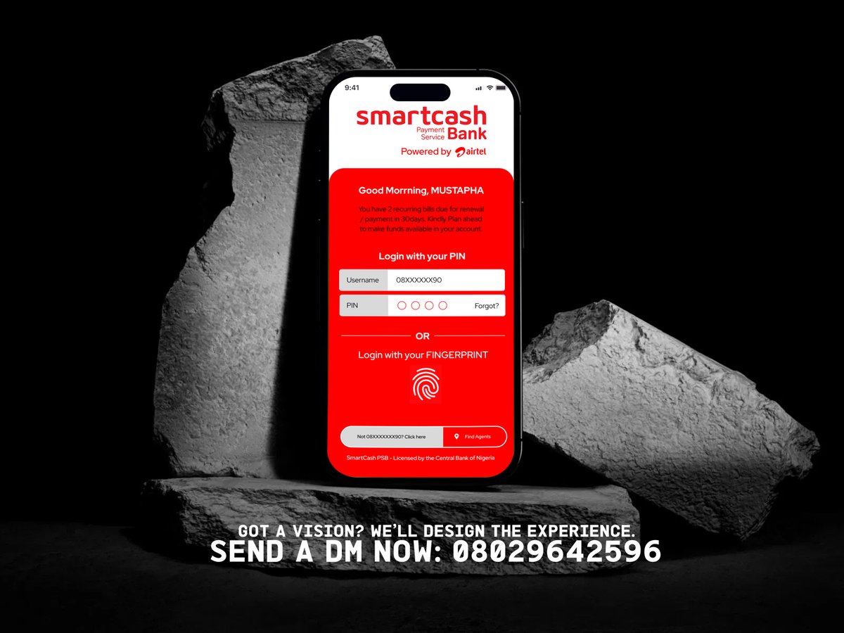 creativetafa's tweet photo. I was just thinking what if my smartcash PSB app can actually reminds me of when my recurring bills are due for renewal so that I can plan ahead.

#ui #ux #smartcashpsb #airtel #figma https://t.co/q3yScZWMz1