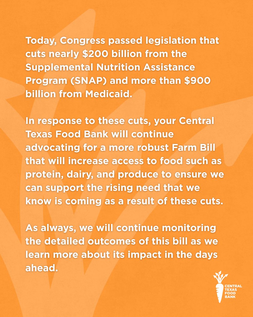 Our initial statement in response to the Budget Reconciliation Bill passing Congress.