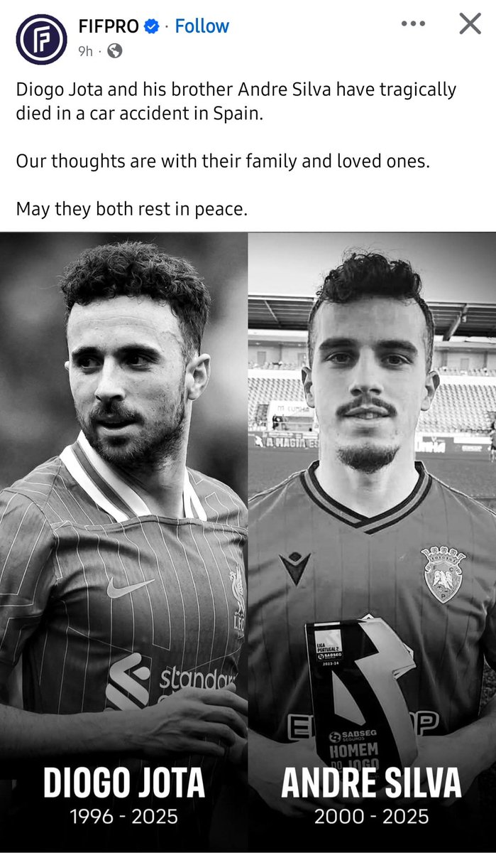 Tomorrow is never promised. Rest In Peace