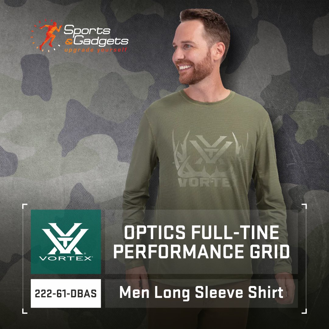 SportsandGadget's tweet image. Vortex Optics Full-Tine Performance Grid Men Long Sleeve Shirt

To buy: sports-and-gadgets.com/collections/vo…

#VortexNation #GearUp #FallHikeReady #PerformanceWear #HuntInStyle #Sportsandgadgets #Smartoutdoors #wearable4u