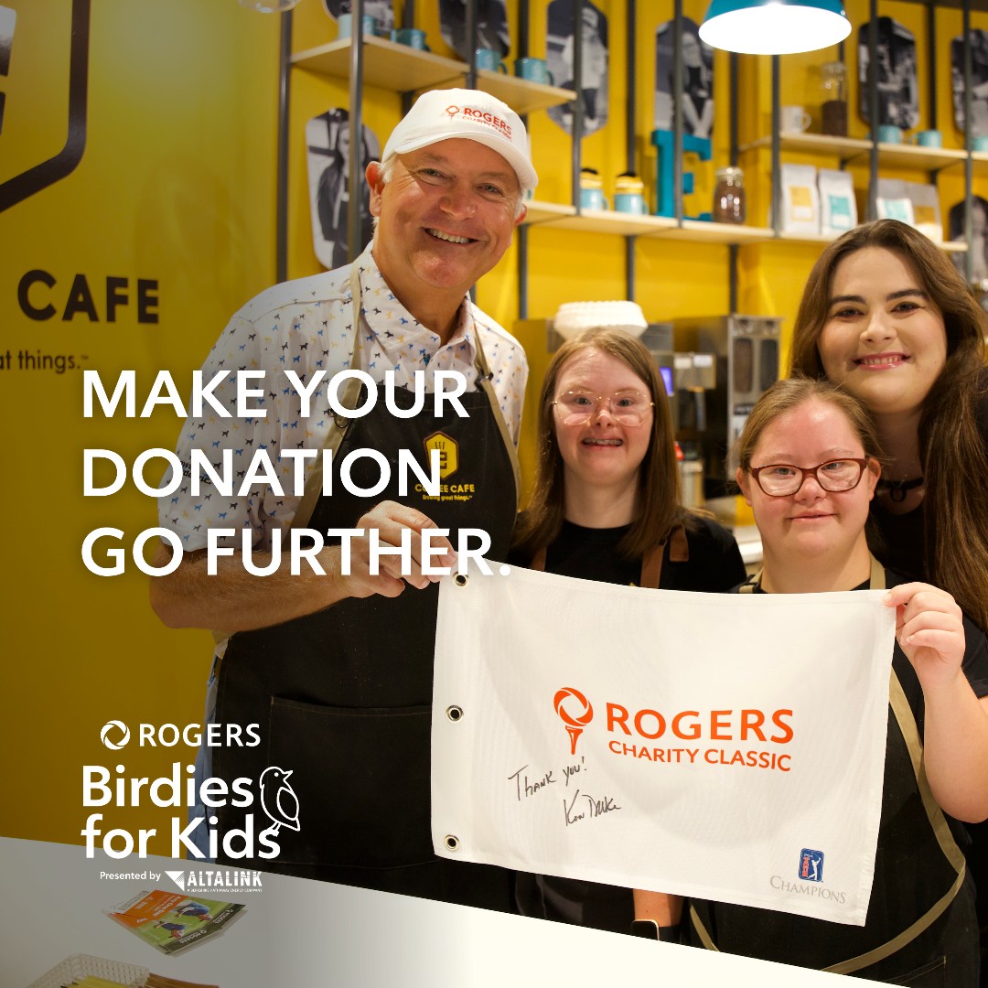 The countdown is on ‘til Rogers Birdies for Kids, August 11-17! 🏌️‍♀️ 

Make your donation to join us in building something: rogerscharityclassic.com/hockey-edmonto…

#BiggerThanHockey