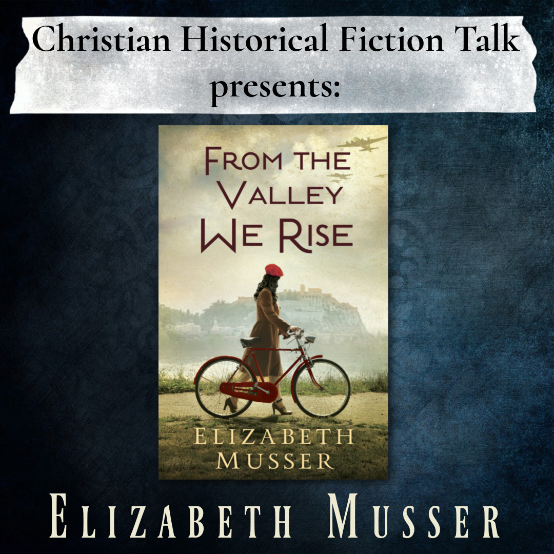 Bonjour, mes amies! Yes, Elizabeth Musser is with us again, all the way from France, to talk about her wonderful new WWII novel called From the Valley We Rise.  loom.ly/rt4qg68