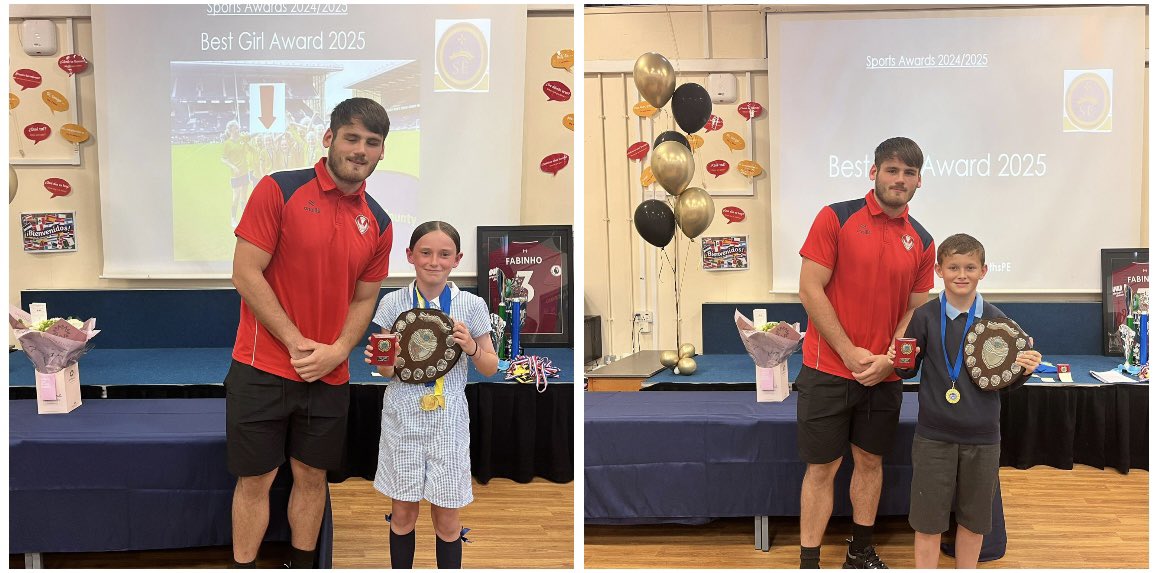 StElizabethsPE's tweet photo. Our best boy and best girl award for PE 2025 goes to Evieleigh &amp; Callum.

You will be missed next year😢🏆 https://t.co/AdgEhmtg8i