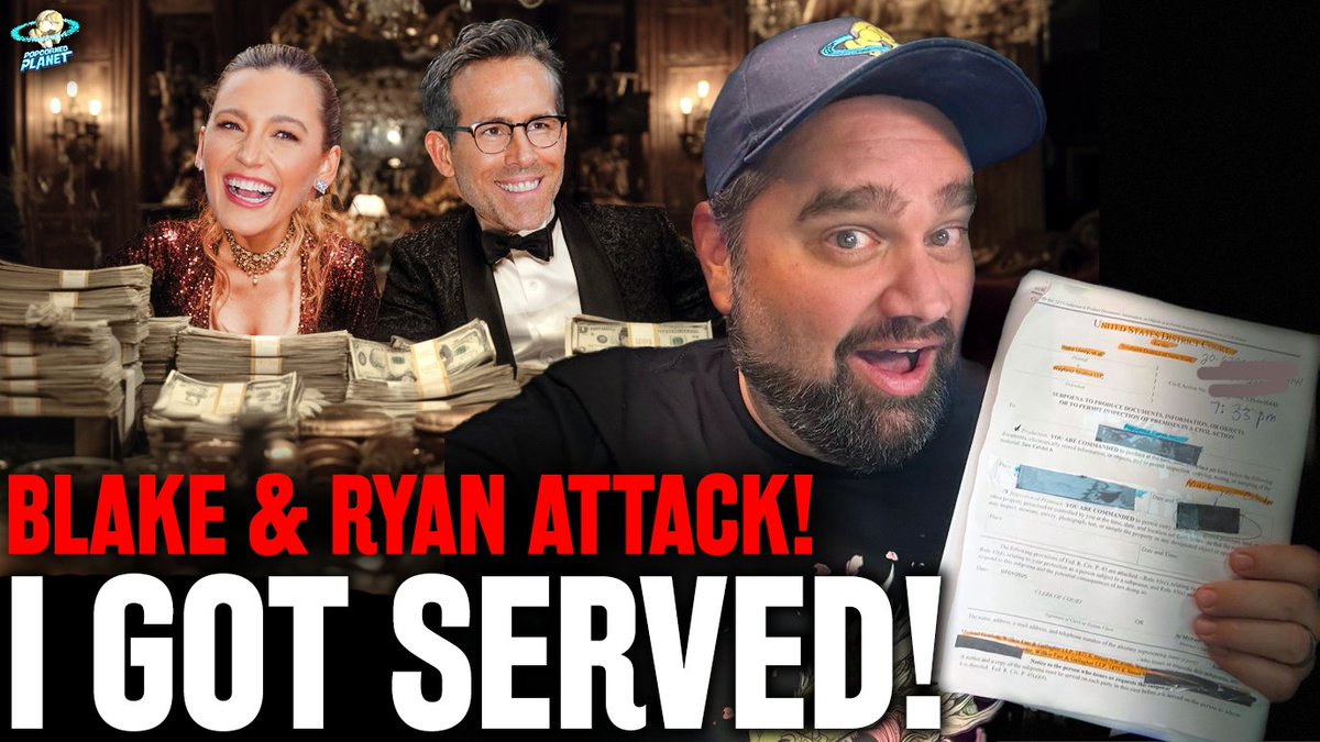 It's official! I GOT SERVED by Blake Lively &amp; Ryan Reynolds... And We Need to Talk. I need your help! Join me at 5pm EST to discuss...