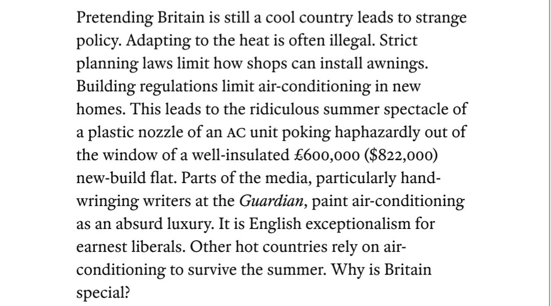 Ant Breach (@antbreach) on Twitter photo The Economist today saying that Britain needs to embrace air conditioning as the country is getting hotter: The Economist today saying that Britain needs to embrace air conditioning as the country is getting hotter: