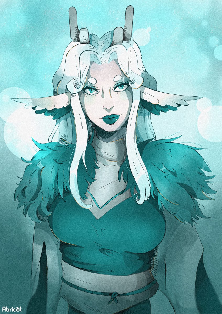 abricotart_'s tweet image. ArtFight just started a few days ago and I’m already so hyped !
I kicked things off with this little halfbody of @ChickRiiko beautiful character, Mirari.
