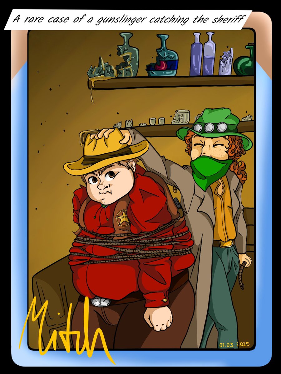KYMAN WEEK!!
.
Day 3: Phone Destroyer/head pats
Definitely a rare case of a gunslinger catching the sheriff 🤔
.
.
#SouthPark #kyman #kymanweek2025 #Spkyman