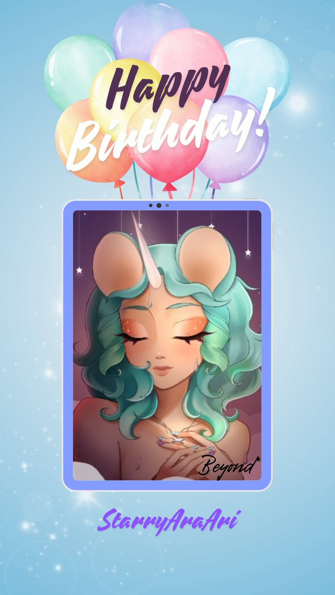 We love to celebrate with all of our Beyonders! 

Join us in wishing <a href="/StarryAraAri/">🏳️‍🌈 Starry 🏳️‍🌈</a> a very Happy Birthday, we hope you have an amazing day. 

They're currently doing a birthday stream over on <a href="/Twitch/">Twitch</a> so be sure to say hi. twitch.tv/starryaraari