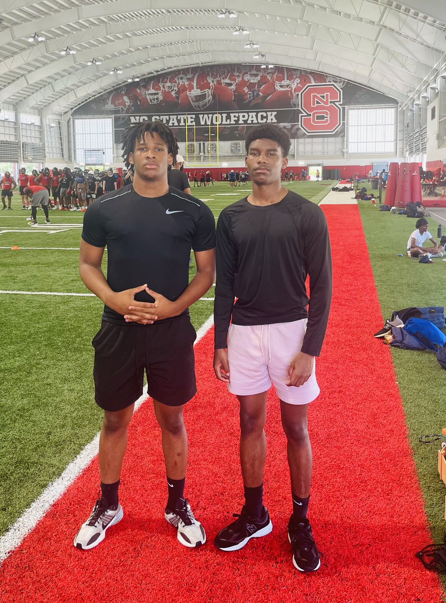 Joshua Hall (@recruitjoshhall) on Twitter photo #AGTG Thanks to <a href="/PackFootball/">NC State Football</a> for having me and my bro <a href="/reeceperrier/">Reece Perrier ⭐️ C/O 2028 DB</a> attend your prospect camp. Thanks <a href="/nicholas_treco/">Nick Treco</a> for the talk after the camp. I definitely enjoyed my day and will be back! 2028's! <a href="/KMHS_FootballGa/">𐂃 𝙆𝙈𝙃𝙎 𝙁𝙊𝙊𝙏𝘽𝘼𝙇𝙇 🏔️🔨</a> ⛰️🐎 #AGTG Thanks to <a href="/PackFootball/">NC State Football</a> for having me and my bro <a href="/reeceperrier/">Reece Perrier ⭐️ C/O 2028 DB</a> attend your prospect camp. Thanks <a href="/nicholas_treco/">Nick Treco</a> for the talk after the camp. I definitely enjoyed my day and will be back! 2028's! <a href="/KMHS_FootballGa/">𐂃 𝙆𝙈𝙃𝙎 𝙁𝙊𝙊𝙏𝘽𝘼𝙇𝙇 🏔️🔨</a> ⛰️🐎