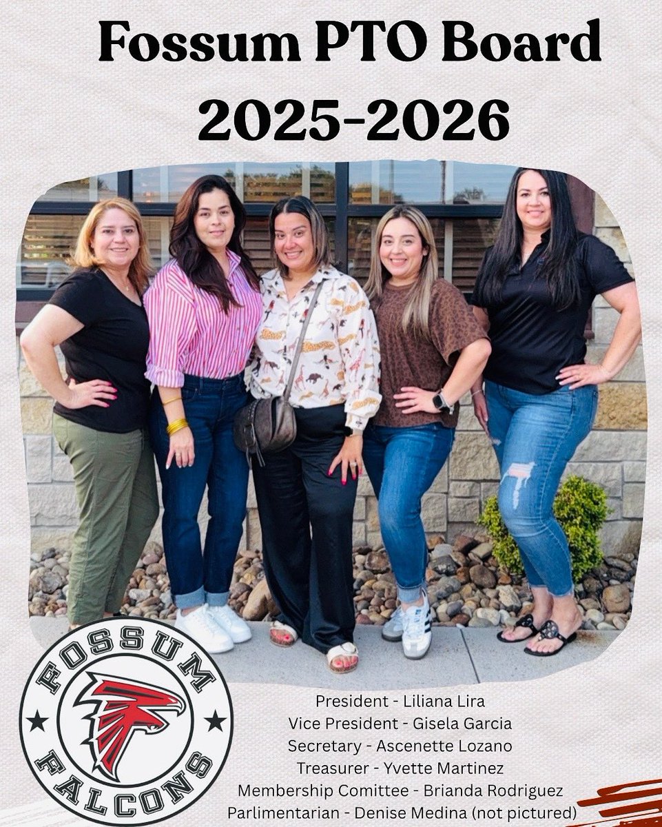 2025 - 2026 Fossum PTO Board