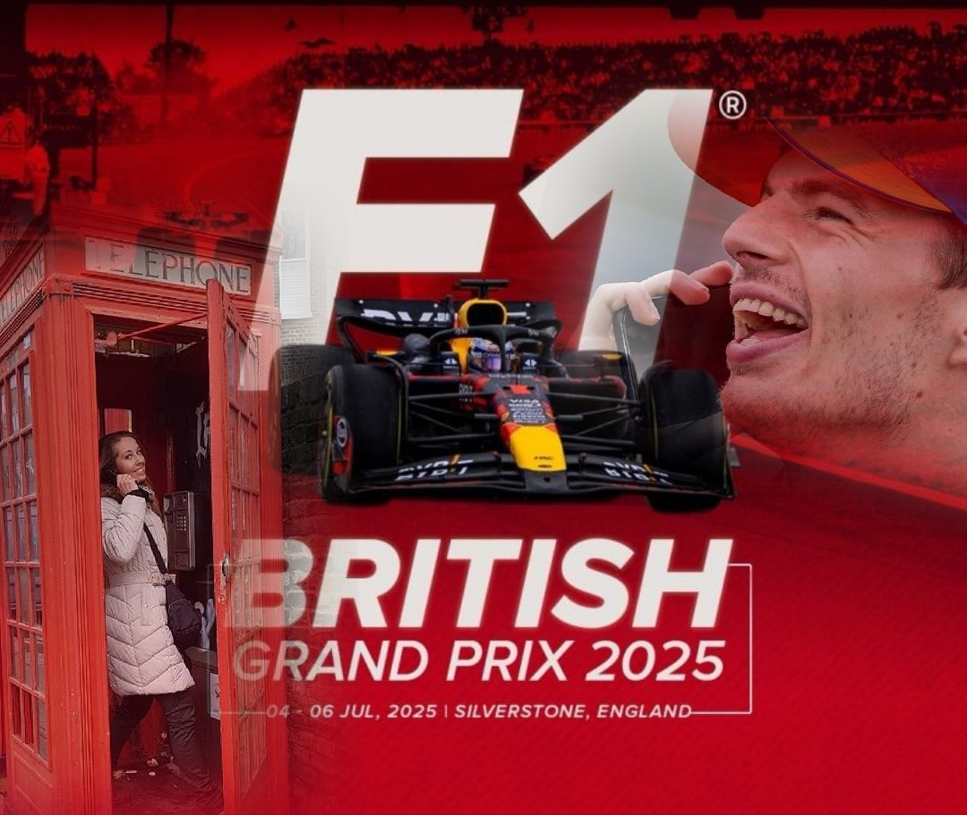 En op naar de volgende Grand Prix.  Welkom in de bakermat van het racen. Welkom op Silverstone!
#f1 #veronavandeleur