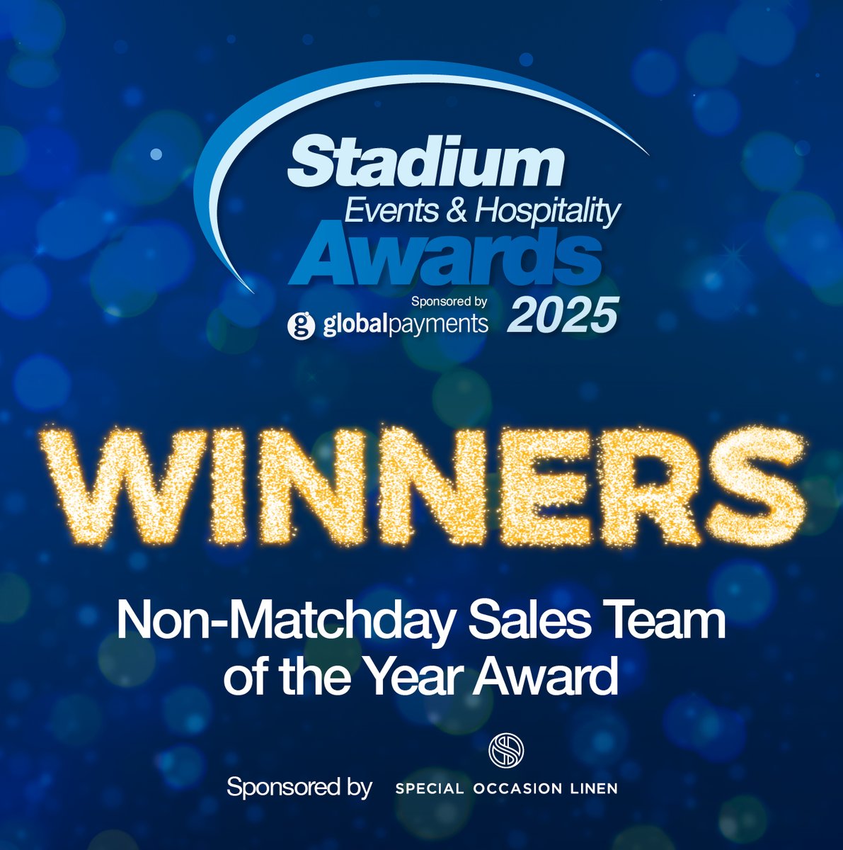 Non-Matchday Sales Team of the Year Award presented by Paul Cook. The official results are:

WINNER: MANCHESTER CITY FOOTBALL CLUB @mancity
SILVER: MKM STADIUM, HULL @tigereventshull
BRONZE: ARSENAL FOOTBALL CLUB @arsenal