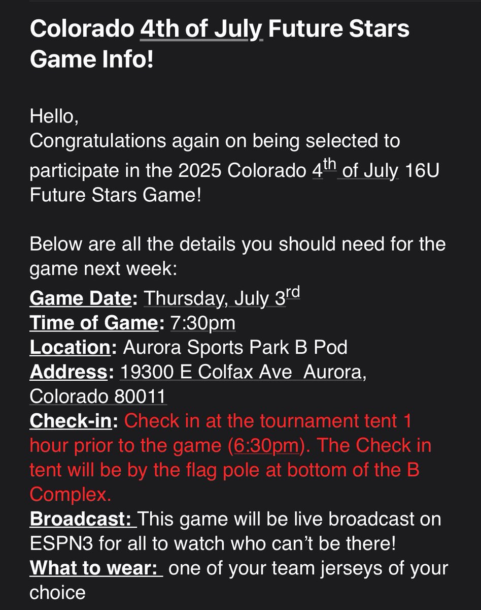 Excited to have been selected to compete in the Future Stars espn game tonight! Can’t wait to show up and show out 💜🧡💜