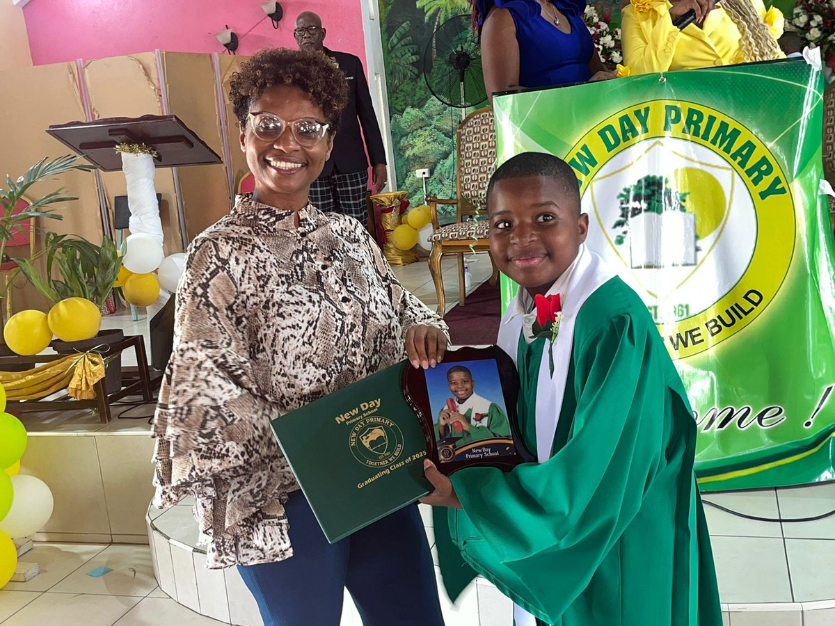 staceyknightpnp's tweet photo. 🌟🎓 A beautiful celebration of growth and achievement at New Day Primary School!
Grateful to witness the determination and dreams of our future leaders.
Congratulations to the Class of 2025—you’ve made us proud!
#NewDayPrimary #CdeStaceyKnight #FutureAchievers #BelieveGreatness https://t.co/dgF4ajPEX5