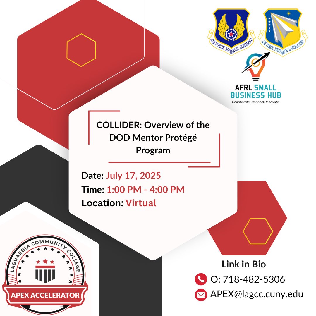 📢 Calling all small businesses!

Learn how the Air Force Mentor Protégé Program (MPP) is helping small businesses grow, compete, and thrive through strategic partnerships with large companies.

#smallbusiness #govcon #airforce #dodmentorprotege #dod