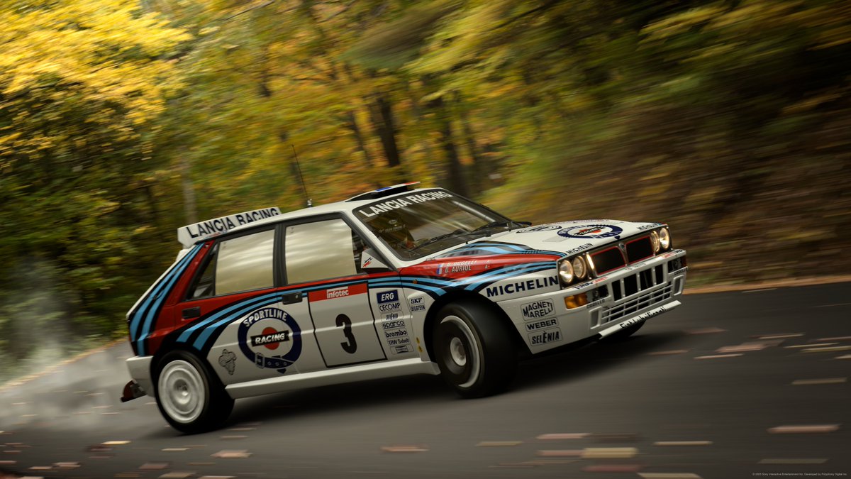 Lancia Delta HF Integrale Rally Car '92 - #GT7